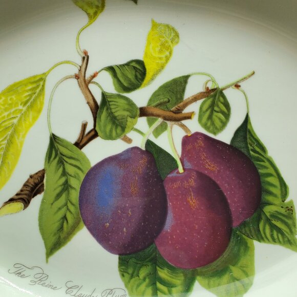 Portmeirion Pomona Reine Claude Plum Oval Steak Platter Serving Plate - Picture 7 of 7